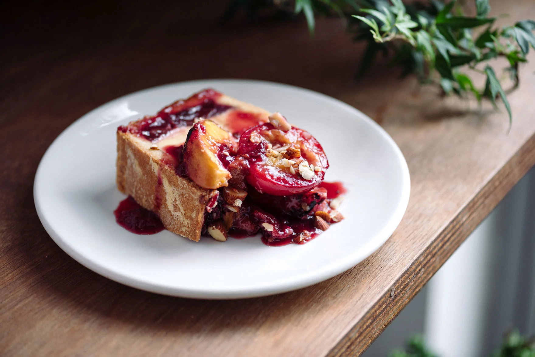 Plum Custard Slice